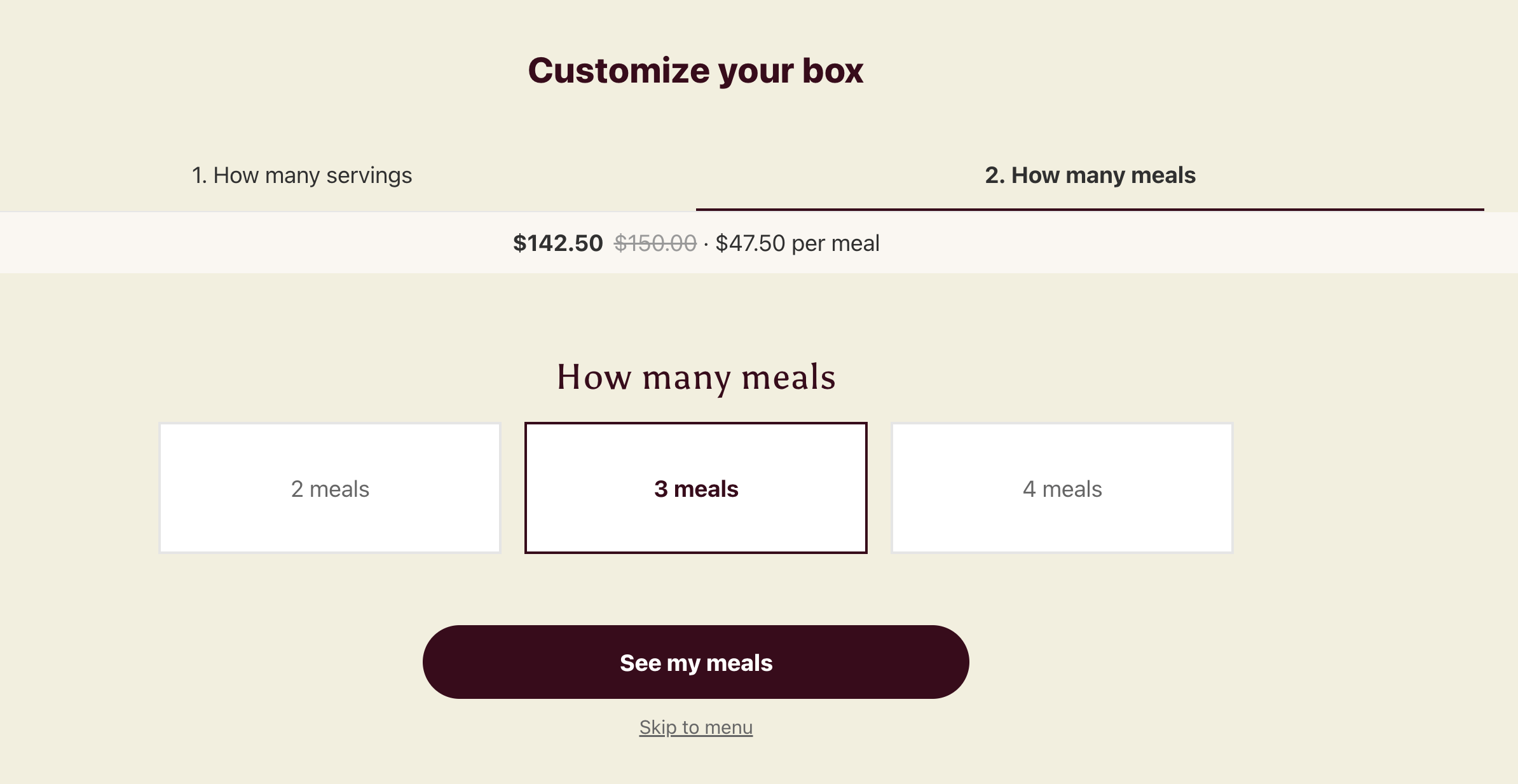 The guided start wizard as a customer steps through it